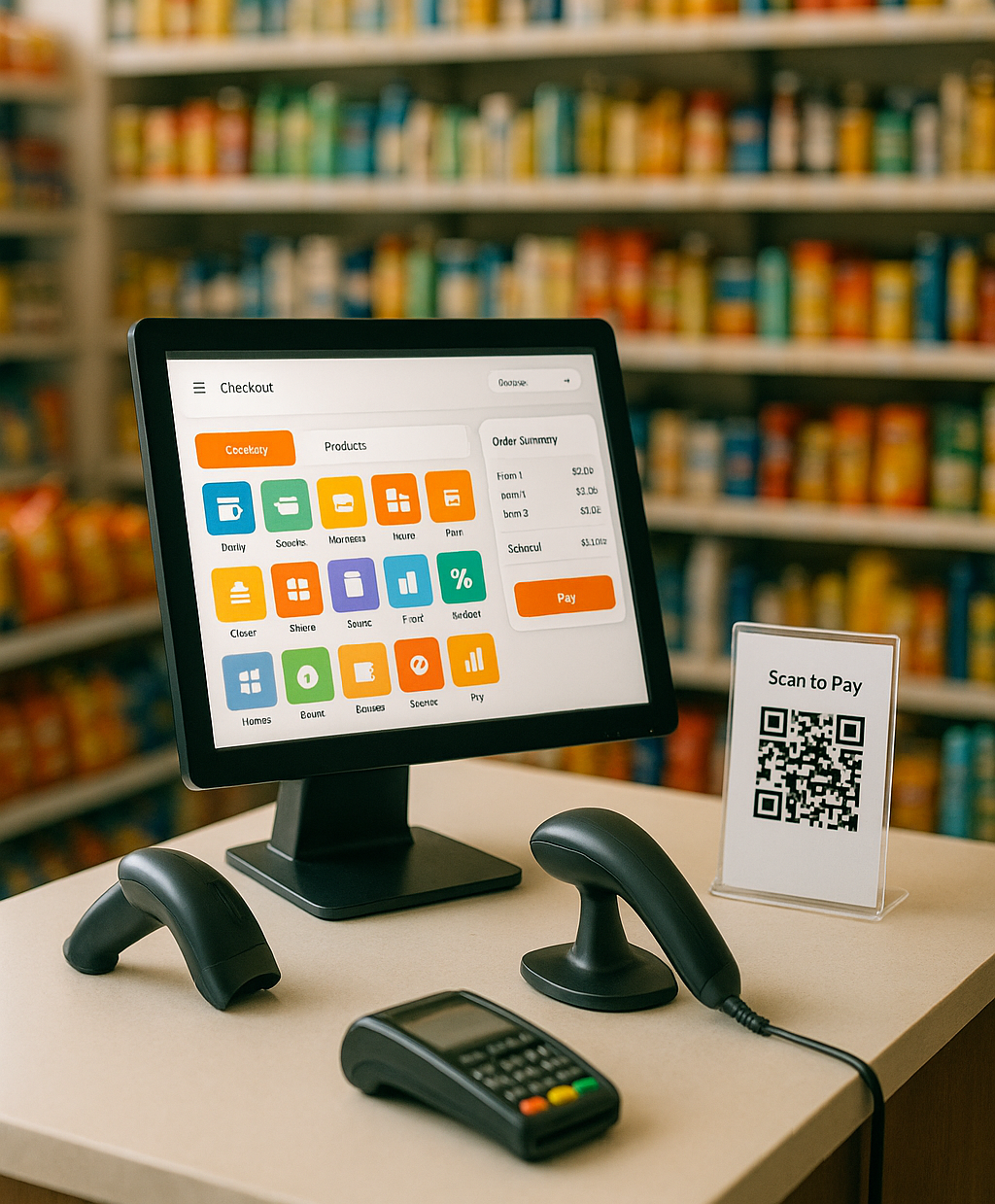 Retail business type interface